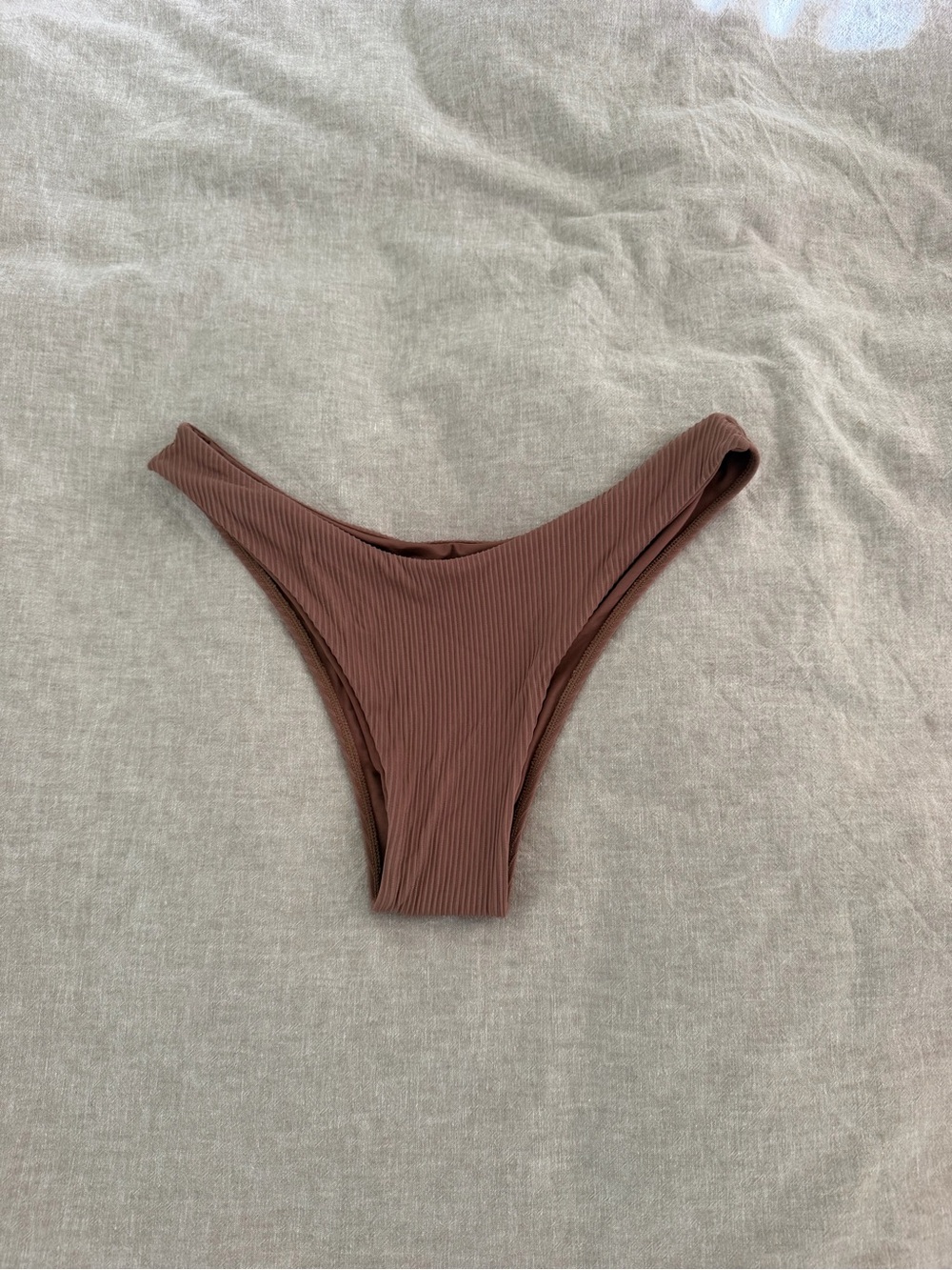 Monday Swimwear Byron Bottom - Caramel Rib